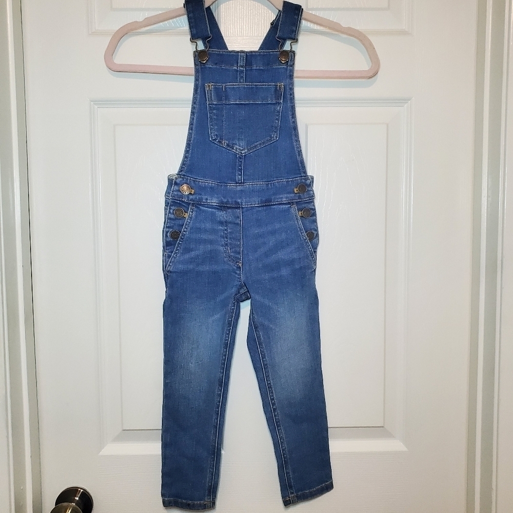 Crewcuts girls Skinny jean overalls 4